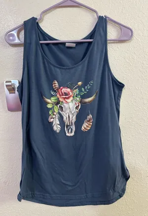 Women’s Medium Tank Top Blue thumbnail 1