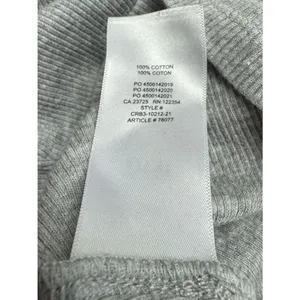 Aritzia TNA Grey Ribbed Cropped Tank Top Women’s Small thumbnail 3