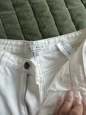 OneMile Jeans White Size 0 thumbnail 7