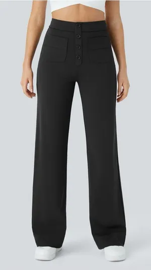 Halara DayStretch High Waisted Straight Leg Pants M thumbnail 1