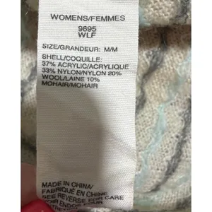 Woolrich Owls Fair Isle Wool Mohair Sweater Women's Size‎ Medium thumbnail 10
