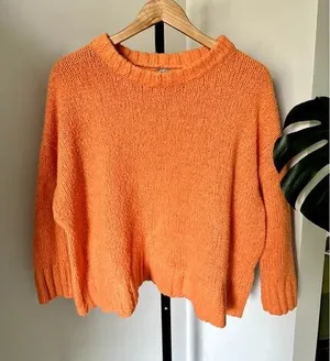 Aerie Orange Oversized Sweater thumbnail 1