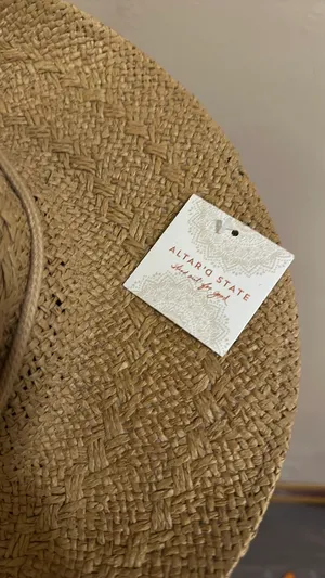 Altar’d state straw cowboy hat thumbnail 2