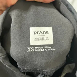 prAna High Rise Workout Leggings Black Side Pockets XS Activewear Yoga Gym thumbnail 4