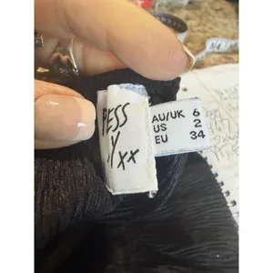Women's princess Polly Black Halter Crop Top Size 2 thumbnail 5