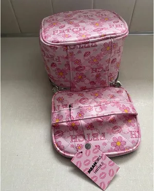 Mean Girls x Forever 21 FETCH Makeup Cosmetic Case Pink NWT thumbnail 2