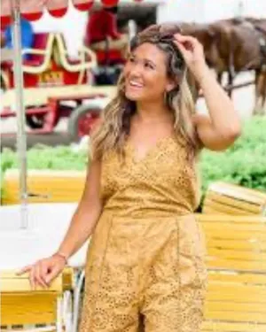 Versona eyelet romper mustard yellow size‎ medium thumbnail 1