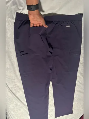 FIGS purple Medical women Scrub Pants with Drawstring size XL/P thumbnail 2