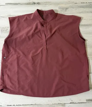 Figs Sleeveless Scrub Top - Mauve Size XL thumbnail 1
