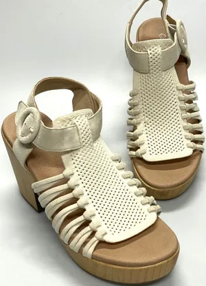 Dr. Scholl's Original Collection Beach Front Heel Sandals Women's Size 7 M thumbnail 1