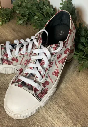 MS State Bulldogs Shoes Ladies Size 8 Fan Gear FOCO Team thumbnail 1