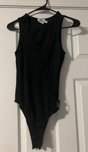 Princess Polly Black Cut-out Body Suit thumbnail 4