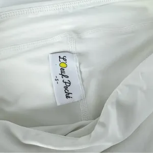 L’Oeuf Poché‎ Baseline Tennis Skort White with Navy Trim Size Small thumbnail 8