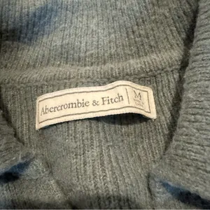 Abercrombie & Fitch Teal Collared Sweater thumbnail 4
