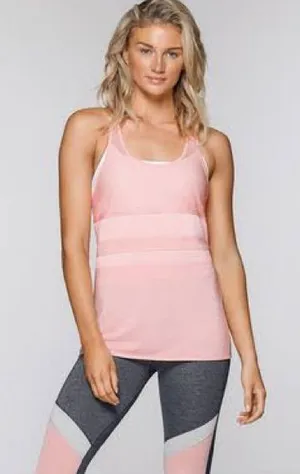 Lorna Jane Soft Pink Racerback Tank 1201 thumbnail 1