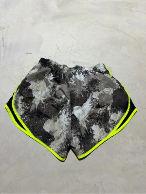 Nike Camo Print Athletic Shorts with Neon Trim medium thumbnail 5