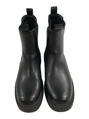 Target Demi Chelsea Boots Women 6.5 Black Chunky Lug Sole Gothic Grunge Biker thumbnail 3