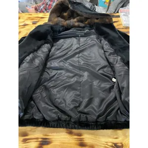 Gallery Coat Sz Large Black‎ Faux Fur Hooded Luxurious City Formal Designer thumbnail 4