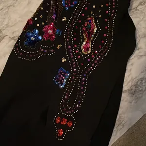 Vintage beaded sweater Black thumbnail 5