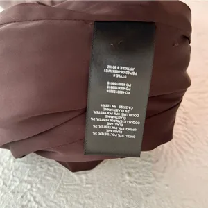 Aritzia Sunday Best Satin Dress Mocha Brown Sz 0 thumbnail 7
