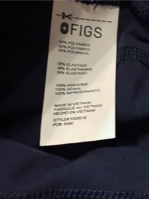 Figs Ashland High-Rise ScrubLegging Size XS Navy thumbnail 5