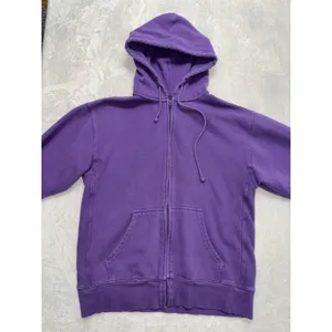 TNA Cozy Fleece Boyfriend Women's Full Zip Hoodie Sweatshirt Purple Sz Small thumbnail 2