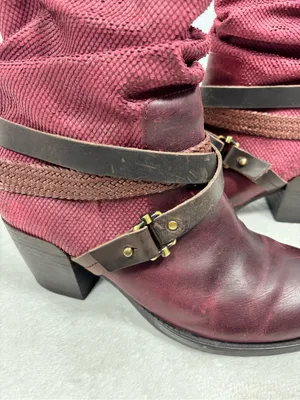 Otbt Women Hay Ride Distressed Leather Western Cowboy Boots Size 9.5m thumbnail 10