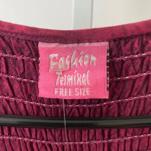 Fashion Terminal Cotton Boho Lagenlook Fairy Peasant Maxi Dress OS Burgundy thumbnail 6
