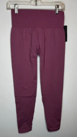 NVGTN Mauve Purple Contour Seamless High Waisted Workout Gym Leggings Size M thumbnail 1