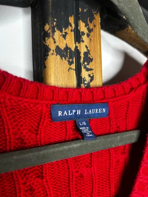 Vintage Polo Ralph Lauren Sweater Knit Chunky Cable thumbnail 7