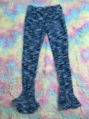 Cute flare blue lounge pants Size XL thumbnail 2
