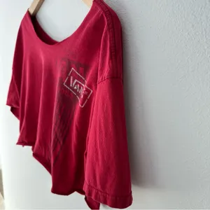 Vans off-the-shoulder cropped tee thumbnail 3