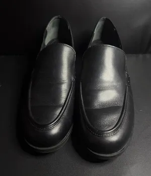 Franco Sarto Black Leather Loafers thumbnail 1