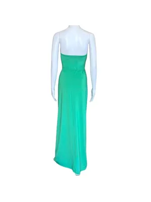Kikiriki Cut Out Maxi Dress Green Size Medium NWT thumbnail 5