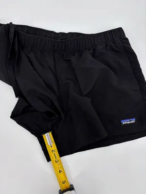 Patagonia Black Women's Athletic Shorts with Logo Tab thumbnail 6