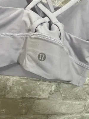 Lululemon Energy Bra *Long Line Sheer Lilac thumbnail 3