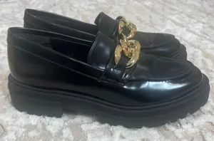Steve Madden Gold Chain Lug Sole Loafers thumbnail 5