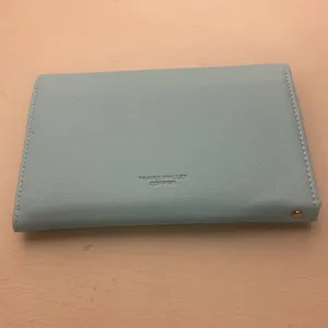 Wallet Light Blue Envelope Clutch by Travel Wallet Zoppen-Great Shape & Clean! thumbnail 2