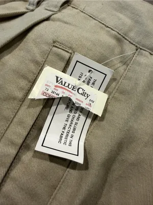 NWT Vintage 90's Bugle Boy‎ High-Waist Pleated Women's Shorts in Tan Size 4 thumbnail 6
