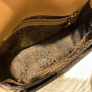 Longchamp Le Pliage Heritage Leather Crossbody Bag Brown Tan Handbag - NEW thumbnail 5