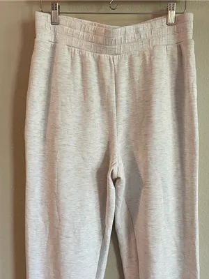Varley Ivory Marl The Relaxed Pull On Pants Size Large thumbnail 8