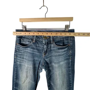 Gap 1969‎ Sexy Boot Jeans Medium Wash Blue Denim Stretch Low Rise 25/0r 0 R Y2K thumbnail 6