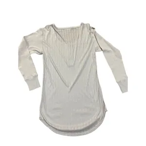 Free People intimately free long gray blue tunic‎ open knit back sz XS thumbnail 2