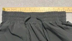 Apana Black Drawstring Shorts with Patch Pockets, Size M thumbnail 2