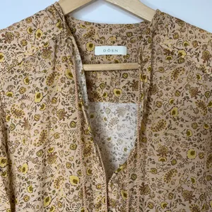 Doen Prem Maxi Jaipur Mustard Floral Print Dress Womens Small thumbnail 6