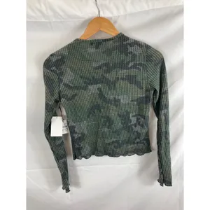 NWT La La Land Camo Waffle Knit Thermal S thumbnail 5