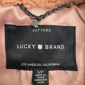 Lucky Brand Women Pink Sherpa Teddy Coat Faux Fur Fleece‎ Jacket Small S/P thumbnail 4
