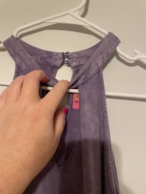 Lady the Brand Purple Levi Ruffle Maxi Top thumbnail 8