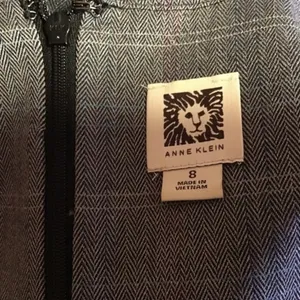 Vtg Y2K Anne Klein houndstooth business dress thumbnail 3