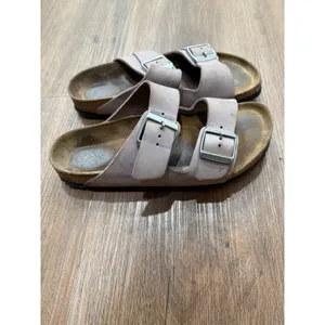 Birkenstock Arizona Suede Leather Pink Sandals EU 39 US 8 9 Women‎ Comfort Flat thumbnail 4